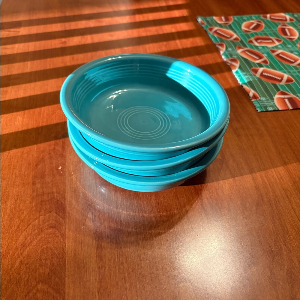 Fiesta Turquoise Salad Bowls